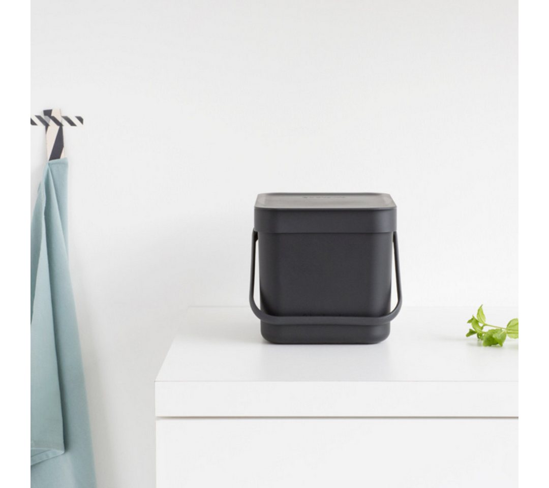 Brabantia Mülleimer Sort & Go Abfallbehälter 6l Grau Brabantia Mülleimer Sort & Go Abfallbehälter 6l Grau von Brabantia