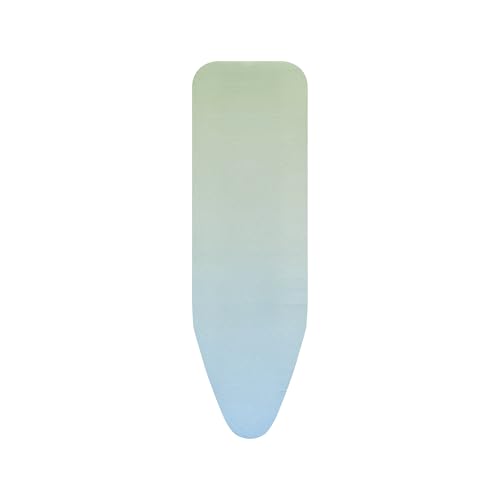 Brabantia Bügelbrettbezug B 124 x 38 cm – Soothing Sea | Oberschicht 100% Baumwolle, 2 mm Schaumstoffpolsterung | Perfekt für Bügelbretter der Größe B | Langlebig, waschbar, leicht aufzuziehen von Brabantia