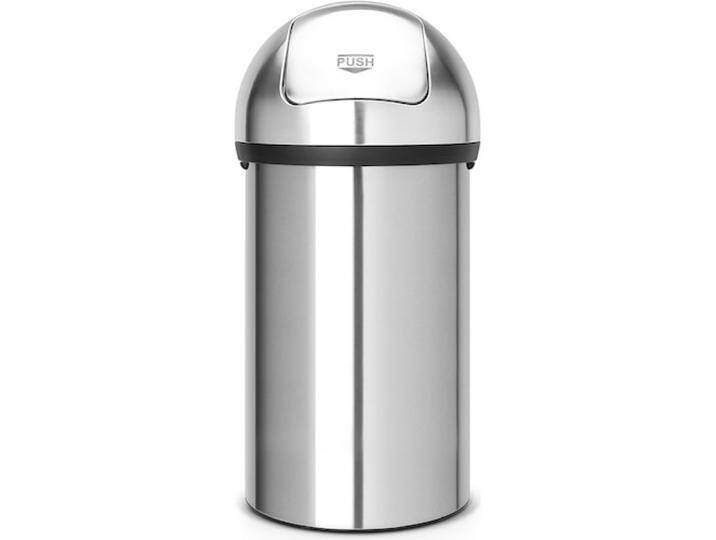 Brabantia Push Bin, Abfalleimer, Silber von Brabantia
