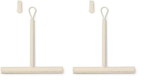Brabantia - Renew Duschabzieher mit Türhaken - Silikonbürste & Reinigungswischer für Glas & Fliesen im Badezimmer - Rutschfester Griff - Bruchsicher - Korrosionsbeständig - Soft Beige - 42,1 x 9 cm Brabantia - Renew Duschabzieher mit Türhaken - Silikonbürste & Reinigungswischer für Glas & Fliesen im Badezimmer - Rutschfester Griff - Bruchsicher - Korrosionsbeständig - Soft Beige - 42,1 x 9 cm von Brabantia