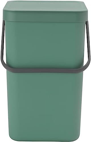 Brabantia Sort & Go Mülleimer, Kunststoff, Tannengrün, 25L von Brabantia