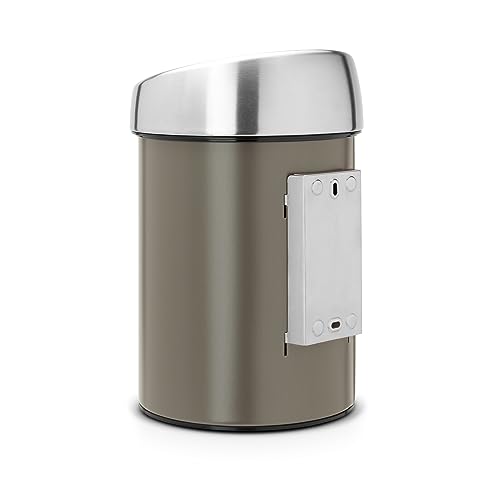 Brabantia Touch Bin 3 L mit Kunststoffeinsatz/Platinum von Brabantia