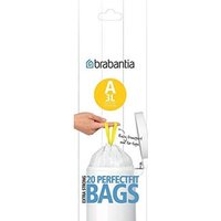 Brabantia A 3 L A-code Müllsäcke auf Rolle, Kunststoff, Weiß von Brabantia