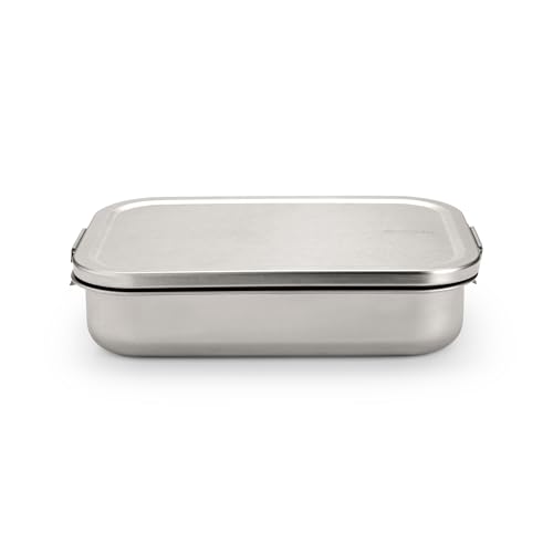 Brabantia - make & take Brotdose mit flexibler Trennwand, Robust für Sandwiches, Wraps und Snacks - Matt Steel, Groß Brabantia - make & take Brotdose mit flexibler Trennwand, Robust für Sandwiches, Wraps und Snacks - Matt Steel, Groß von Brabantia