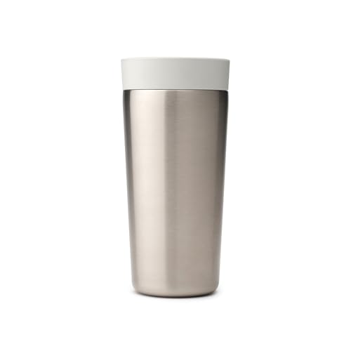 Brabantia - make & take Thermobecher mit Trinkdeckel, Hält Getränke 6 Stunden lang heiß und 8 Stunden lang kalt, Auslaufsicherer Reisebecher - Hellgrau, 0,36L Brabantia - make & take Thermobecher mit Trinkdeckel, Hält Getränke 6 Stunden lang heiß und 8 Stunden lang kalt, Auslaufsicherer Reisebecher - Hellgrau, 0,36L von Brabantia