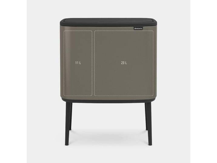 Mülleimer BO TOUCH BIN 11 + 23 Liter platinum von Brabantia