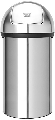 Push Bin 60 L/Matt Steel von Brabantia