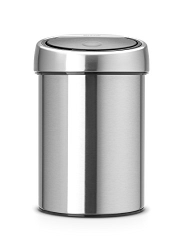 Brabantia Touch Bin 3L mit Kunststoffeinsatz - Matt Steel von Brabantia