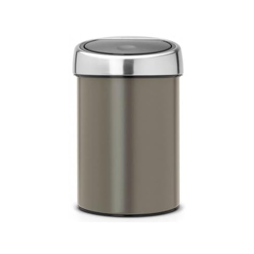 Brabantia Touch Bin 3 L mit Kunststoffeinsatz/Platinum von Brabantia