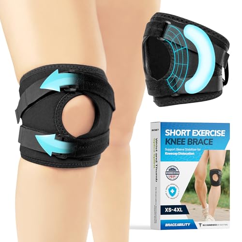 Sweat-Resistant Exercise Knee Brace for Working Out-4XL by BraceAbility von BraceAbility