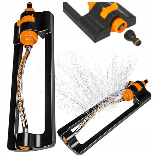Bradas Garden Care Garten Sprinkler - Bewässerungssystem - Sprinkleranlage - Rasensprenger - Sprenkler - Bewässerung Rasen Rasenbewässerung Gartenbewässerung Schwenkregner Metall - 16 Düsen - 378 m² Bradas Garden Care Garten Sprinkler - Bewässerungssystem - Sprinkleranlage - Rasensprenger - Sprenkler - Bewässerung Rasen Rasenbewässerung Gartenbewässerung Schwenkregner Metall - 16 Düsen - 378 m² von Bradas GARDEN CARE