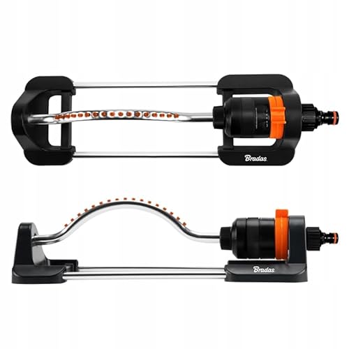Bradas Garden Care Garten Sprinkler - Bewässerungssystem - Sprinkleranlage - Rasensprenger - Sprenkler - Bewässerung Rasen Rasenbewässerung - Gartenbewässerung - Schwenkregner Metall 17 Düsen 180 m² Bradas Garden Care Garten Sprinkler - Bewässerungssystem - Sprinkleranlage - Rasensprenger - Sprenkler - Bewässerung Rasen Rasenbewässerung - Gartenbewässerung - Schwenkregner Metall 17 Düsen 180 m² von Bradas GARDEN CARE