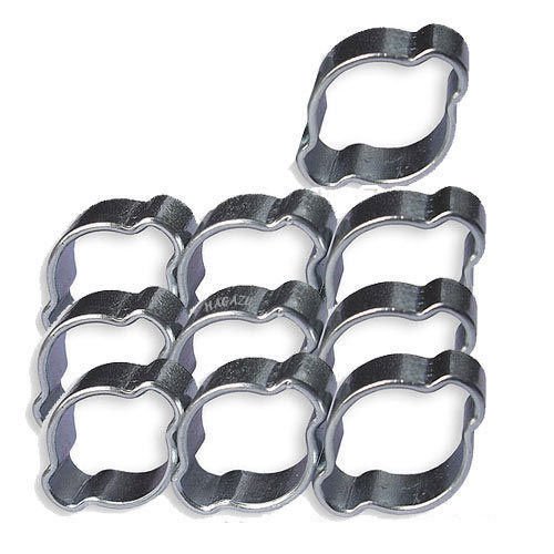 10er Pack - 2 Ohr Schlauchklemmen 11 - 13 / 9mm 10er Pack - 2 Ohr Schlauchklemmen 11 - 13 / 9mm von Bradas