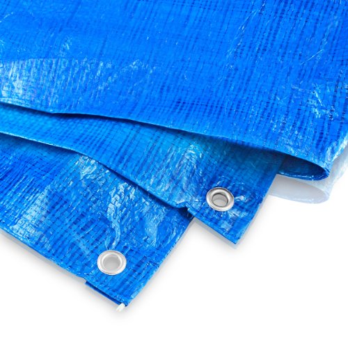 Abdeckplane 10 x 20 Meter - 60 g blau von Bradas