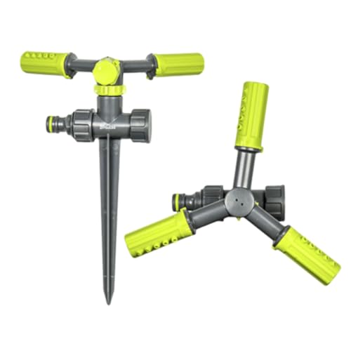 3-Arm Kreisregner 109m² LIME Line Regner Sprinkler Bewässerung Rasensprenger von Bradas