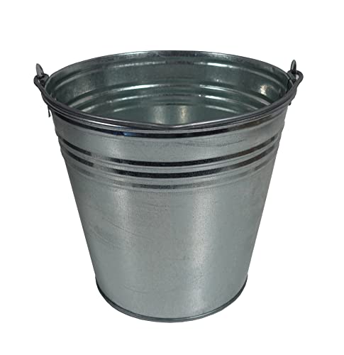 Bradas Baueimer verzinkt 10L Wasser- Garten- Zink- Abfall- Futtereimer J5318 3446 von Bradas