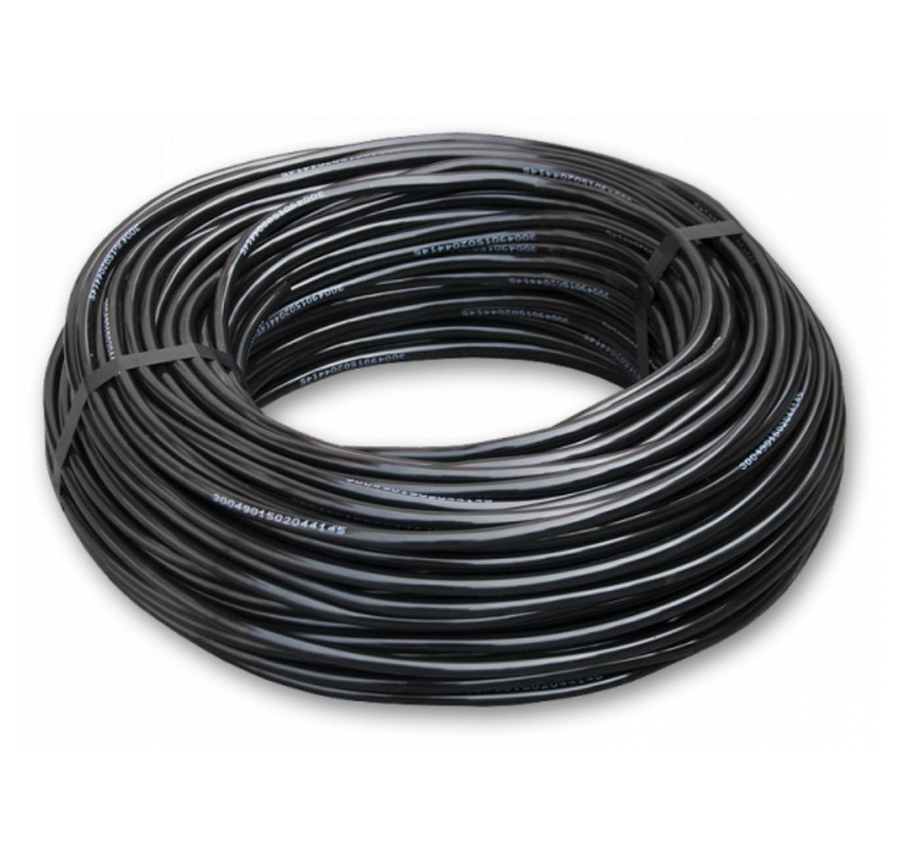 Bradas Bewässerungsschlauch PVC-Schlauch BLACK für Mikrosprinkler 3x5mm 100m, thermoplastische Eigenschaften von Bradas