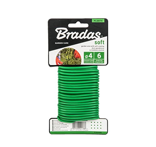 Bradas Bindedraht Bindeschnur Pflanzendraht Gartendraht Soft 5mm x 4m 1795 von Bradas