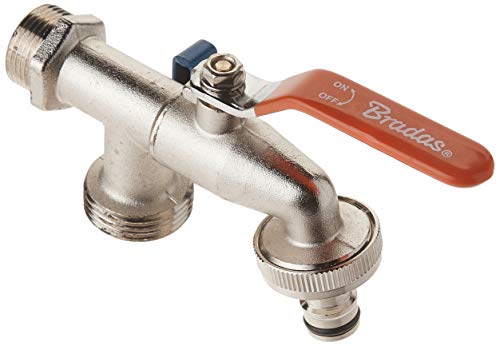Duo Doppelanschluss Wasserhahn Zapfventil 3/4" Duo Doppelanschluss Wasserhahn Zapfventil 3/4" von Bradas