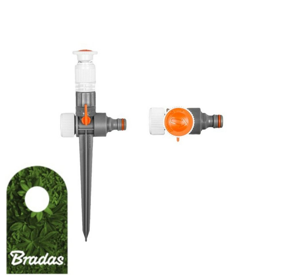 Bradas Kreisregner Impulsregner 90m² Rasensprenger 0-360° WHITE LINE Bradas Kreisregner Impulsregner 90m² Rasensprenger 0-360° WHITE LINE von Bradas