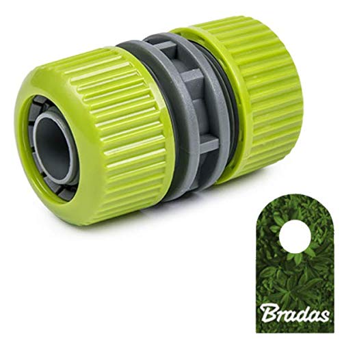 Bradas Reparator 1" auf 1" für Wasserschlauch Verbindungsstück Schlauchverbinder Schlauchkupplung Lime LINE LE-2112 0811 von Bradas