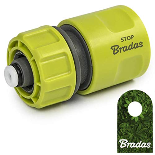 Bradas Schlauchkupplung 1/2" mit Stop Lime LINE Schnellkupplung LE-02140K 3287 von Bradas