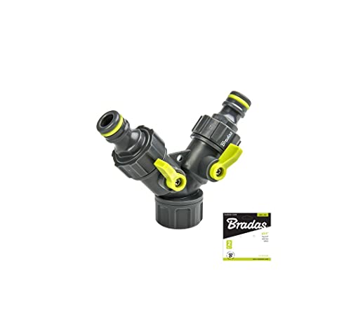 Bradas T-Stück 3/4 mit 2 Ventilen Lime LINE LE-02220K 3423 von Bradas