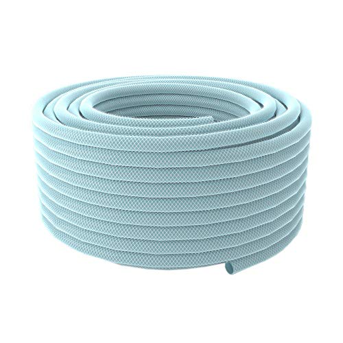 Bradas TH08*2 Industrie PVC- technischer Schlauch mit Gewebeeinlage, 50 m lang, Innendurchmesser 8 mm, Wandstärke 2 mm, transparent, 30 x 30 x 20 cm von Bradas