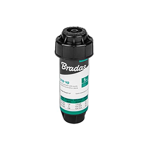 Bradas Versenkregner Pop-Up Sprinkler 2" / 5cm mit Düse 360° Bewässerung 5076 von Bradas