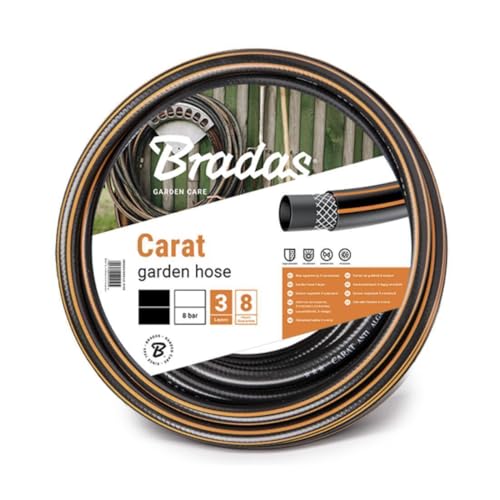 Gartenschlauch 1/2 Zoll schwarz CARAT 20m von Bradas