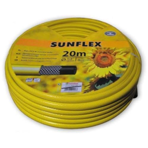 Bradas WMS3/420 Gartenschlauch Sunflex Linie, 20 m - 3/4 Zoll, gelb, 20 x 20 x 10 cm von Bradas