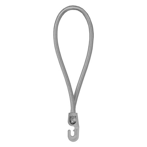 Spanngummi mit Haken in Grau 40 cm von Bradas