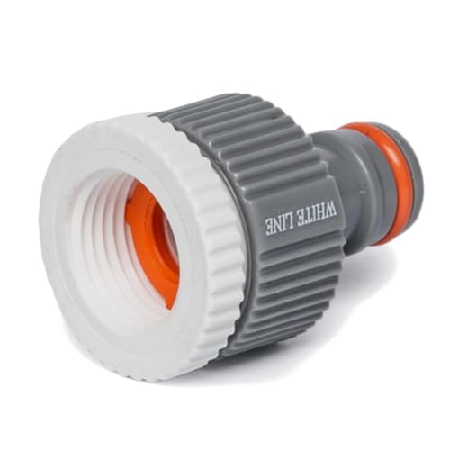 Hahnanschluss 1" m. Reduzierung 3/4" WHITE LINE Adapter Verbindung Verbinder von Bradas