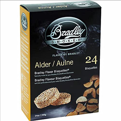 Bradley Smoker Erlenholz-Bisketts zum Grillen und Grillen, 24 Stück von Bradley Smoker