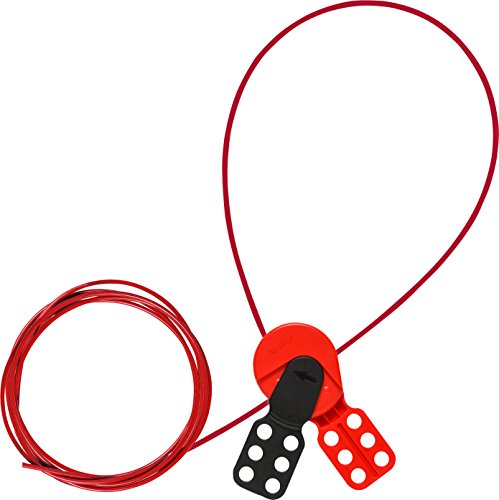 Brady 145549 SAFELEX Universal-Kabel-Absperrgerät, 25,4 cm hoch, 6,3 cm breit, 2,5 cm lang, Schwarz/Rot Brady 145549 SAFELEX Universal-Kabel-Absperrgerät, 25,4 cm hoch, 6,3 cm breit, 2,5 cm lang, Schwarz/Rot von Brady