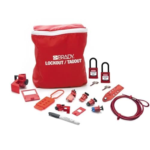 Brady Electrician Lockout Kit + Padlocks, LK-ELEC-PAD-RD Brady Electrician Lockout Kit + Padlocks, LK-ELEC-PAD-RD von Brady