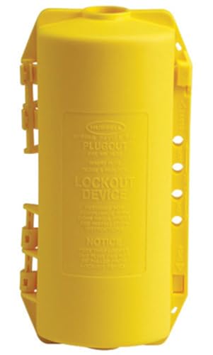 Hubbell Plugout Lockout System, 160,27 mm x 128,52 mm x 316,60 mm, Gelb Hubbell Plugout Lockout System, 160,27 mm x 128,52 mm x 316,60 mm, Gelb von Brady