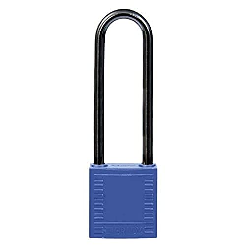 Kompakte Verriegelungsvorhängeschlösser, 32mm x 114mm x 16mm, Blau, 6er-Pack Kompakte Verriegelungsvorhängeschlösser, 32mm x 114mm x 16mm, Blau, 6er-Pack von Brady