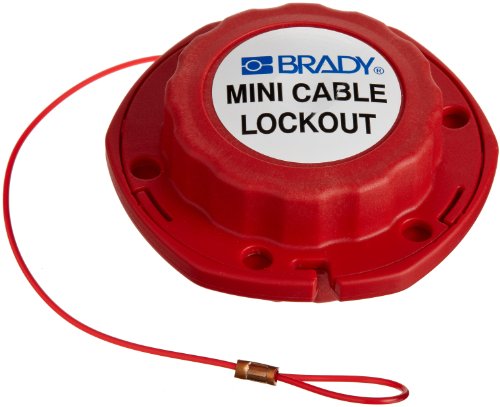 Miniatur Nylon Kabelverriegelungssystem, 100 mm x 2,44 m x 45 mm, rot Miniatur Nylon Kabelverriegelungssystem, 100 mm x 2,44 m x 45 mm, rot von Brady