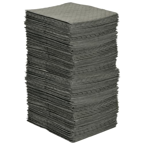 Brady SPC® by Universelle Bindevliesmatten – 200 Stück,2 Lagen, Verschweißt und Perforiert, 40 cm x 50 cm, Hohe Absorption für Öl, Wasser, Lösungsmittel und Kühlmittel Brady SPC® by Universelle Bindevliesmatten – 200 Stück,2 Lagen, Verschweißt und Perforiert, 40 cm x 50 cm, Hohe Absorption für Öl, Wasser, Lösungsmittel und Kühlmittel von Brady