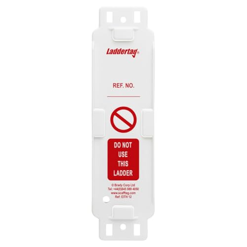 Scafftag LAD-GB-EITH-12-A Laddertag Tag-Halter, Polycarbonat, 210.00 mm Höhe x 55.00 mm Breite, 10 Stück Scafftag LAD-GB-EITH-12-A Laddertag Tag-Halter, Polycarbonat, 210.00 mm Höhe x 55.00 mm Breite, 10 Stück von Brady