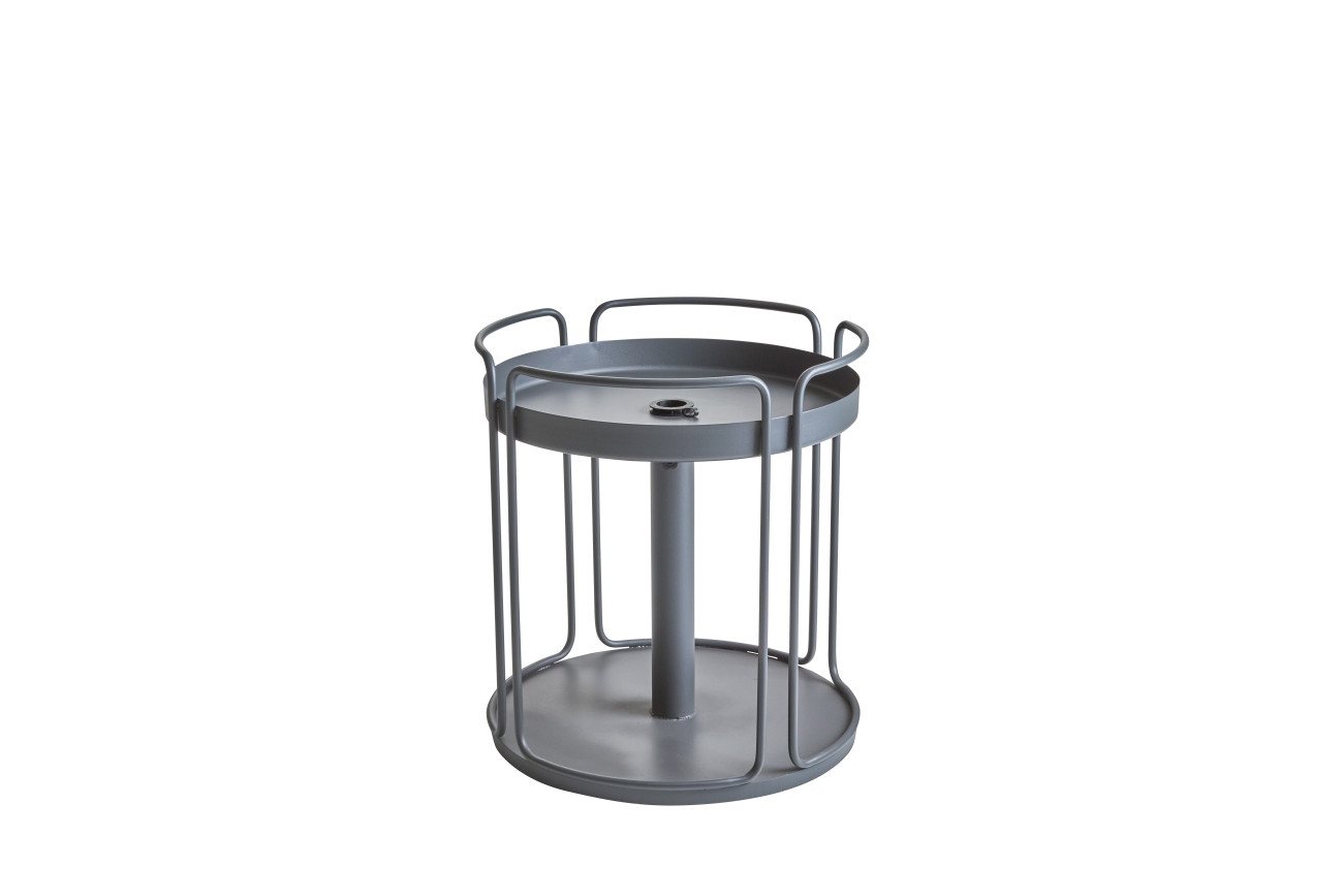 Brafab Beistelltisch Shady Ø 53 cm, Anthrazit, Auch als Sonnenschirmständer nutzbar. Brafab Beistelltisch Shady Ø 53 cm, Anthrazit, Auch als Sonnenschirmständer nutzbar. von Brafab