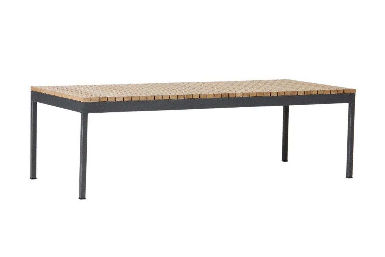 Brafab Couchtisch Zalongo aus Teakholz, 150x60 cm von Brafab