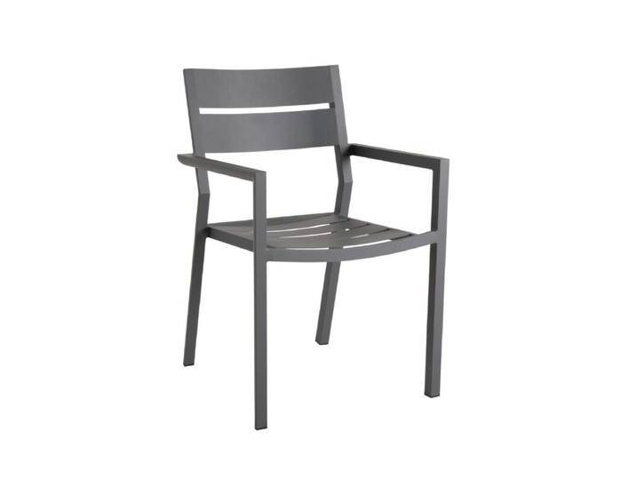 Brafab Delia Stapelstuhl - Aluminium anthrazit von Brafab