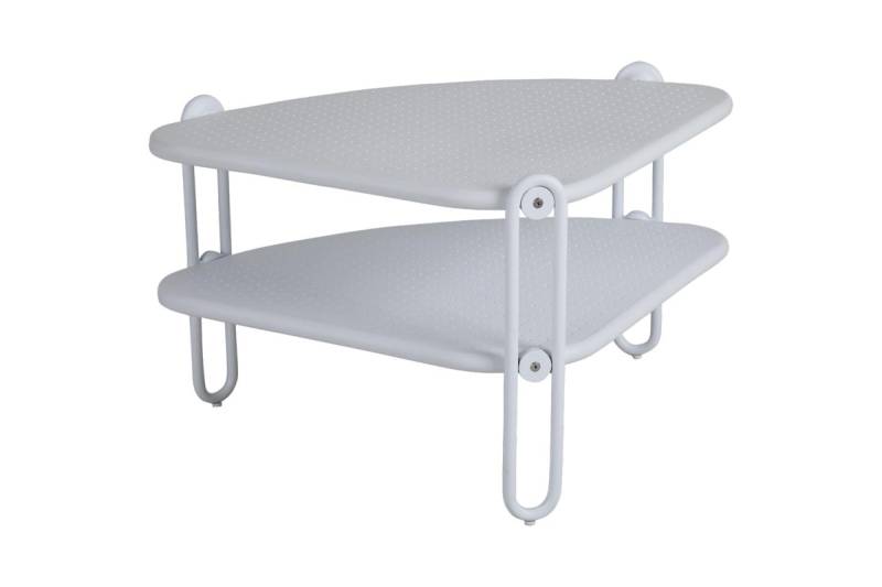 Brafab Ecktisch BLIXT 60x60x42 cm, Aluminium Weiß - Abverkauf von Brafab