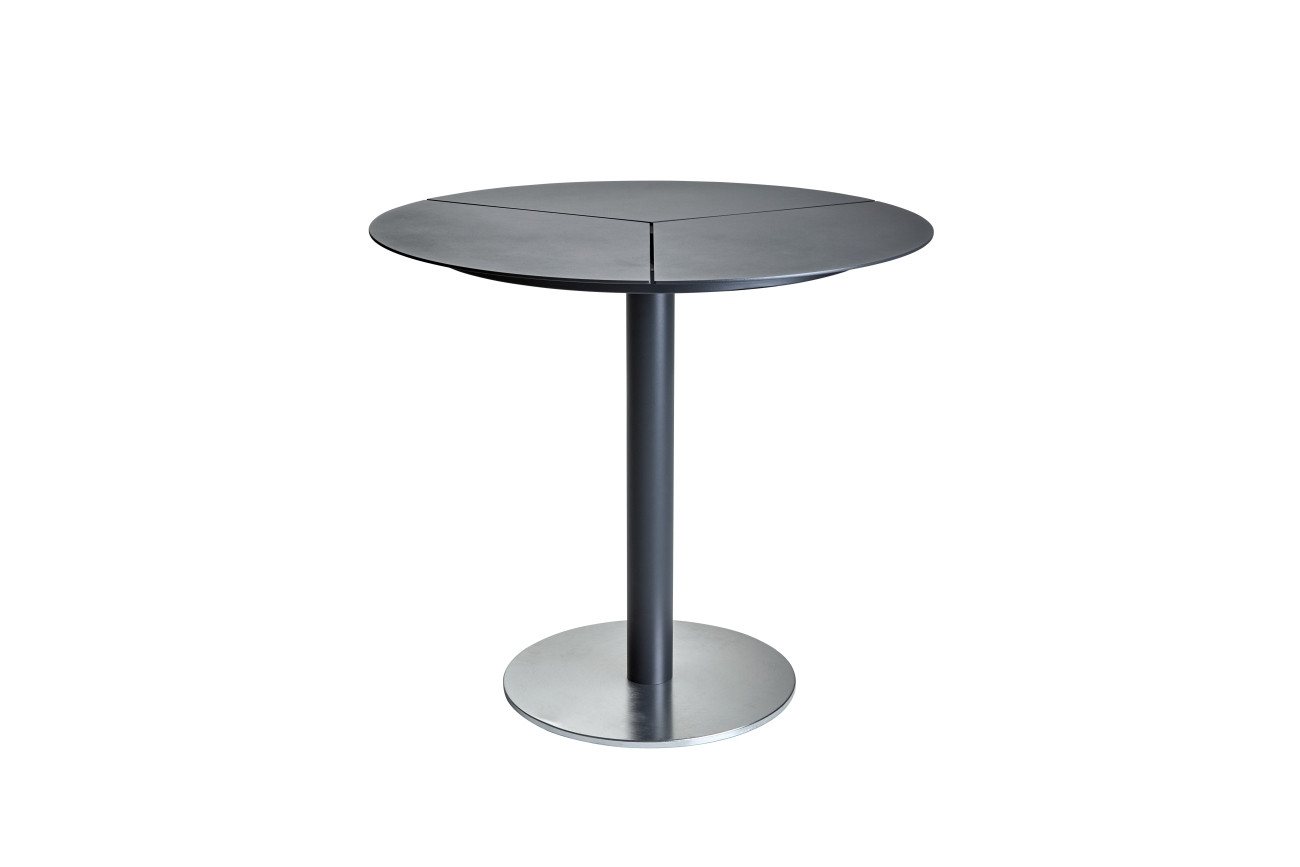 Brafab Esstisch Peace Ø 80 cm, Anthrazit, Mit Stellschrauben von Brafab