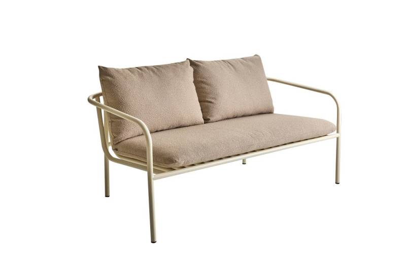 Brafab Gartensofa Bendt mit Kissen, Perlweiß, inkl. Kissen von Brafab