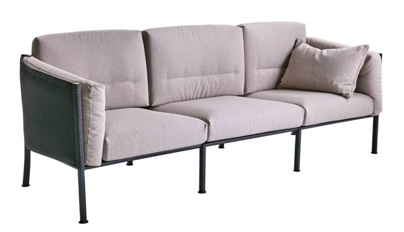 Brafab Gartensofa Delux mit Kissen, Schwarz, inkl. Kissen von Brafab