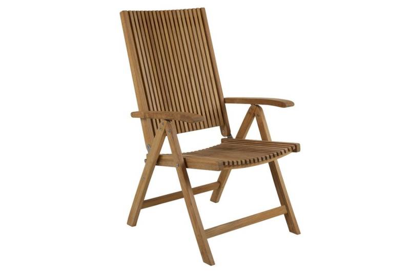 Brafab Gartenstuhl Julita aus Teakholz, mit Armlehne von Brafab
