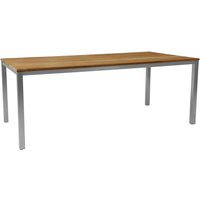 Brafab Hinton Gartenesstisch Aluminium/Teak 200x100 cm von Brafab